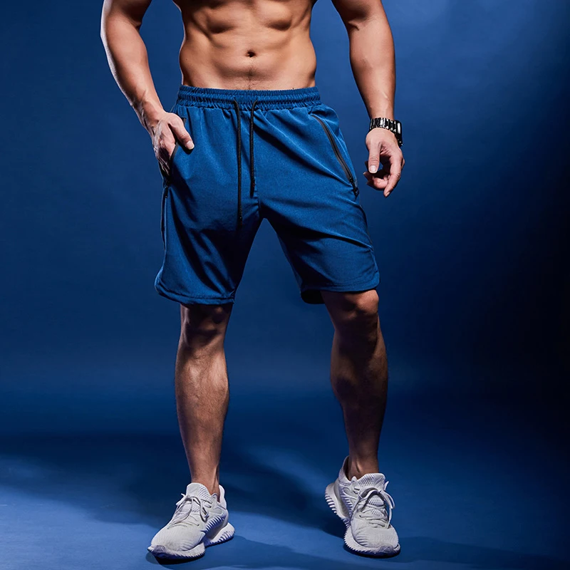 Mens Running Shorts Gym Wear Fitness Workout Shorts Men Sport Short
