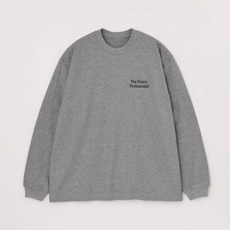 ENNOY エンノイ BORDER LS TEE XXL THE ENNOY BORDER TEE LS Japanese striped long-sleeved T