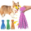Squeaky Octopus Dog Toys Interactive Puppy Toy No Stuffing Plush Bite Toys Crinkle Paper Pet Plush Toys for Small Medium Dogs 1