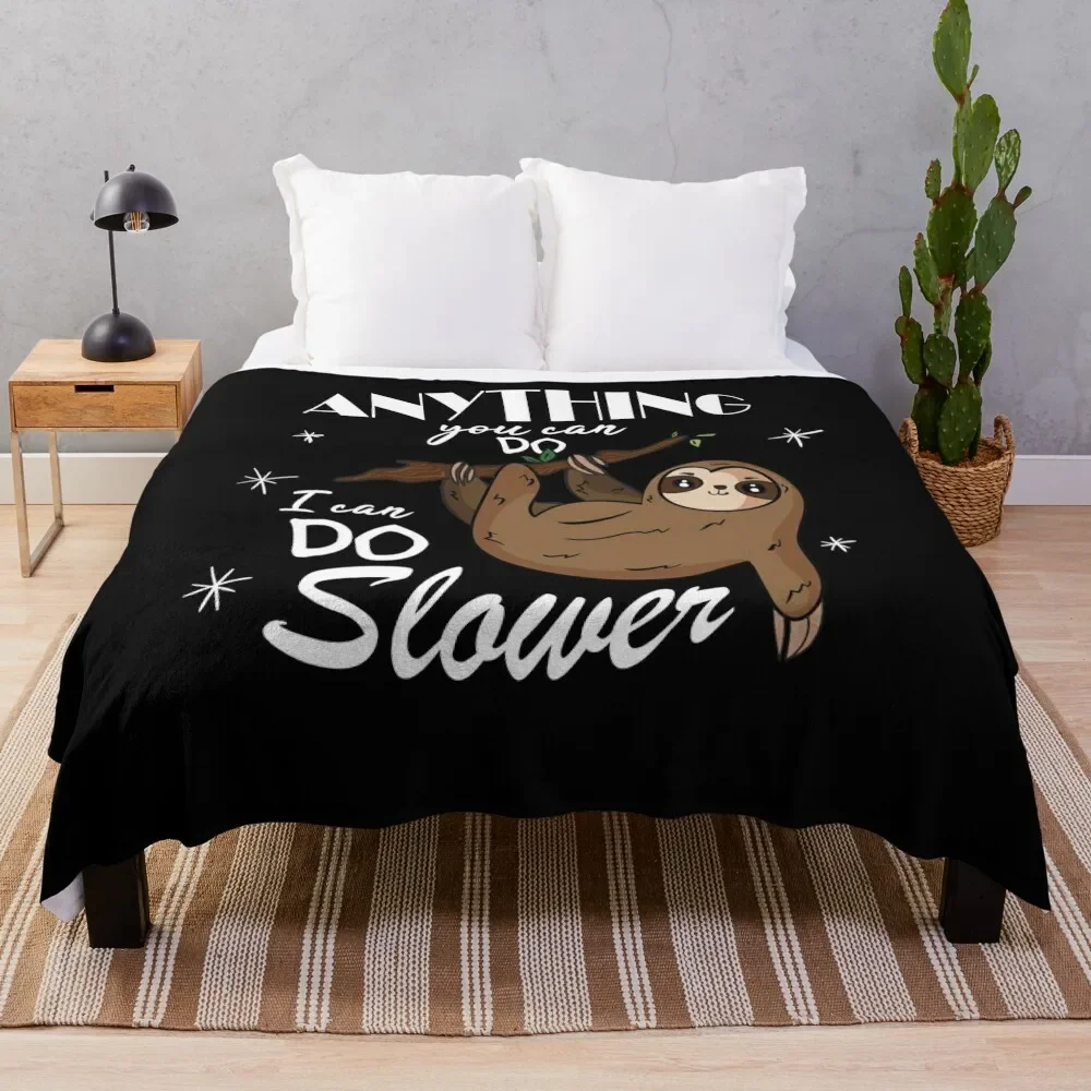 

Funny Sloth Lover Gift Throw Blanket bed plaid Blankets For Sofas Plaid on the sofa Blankets