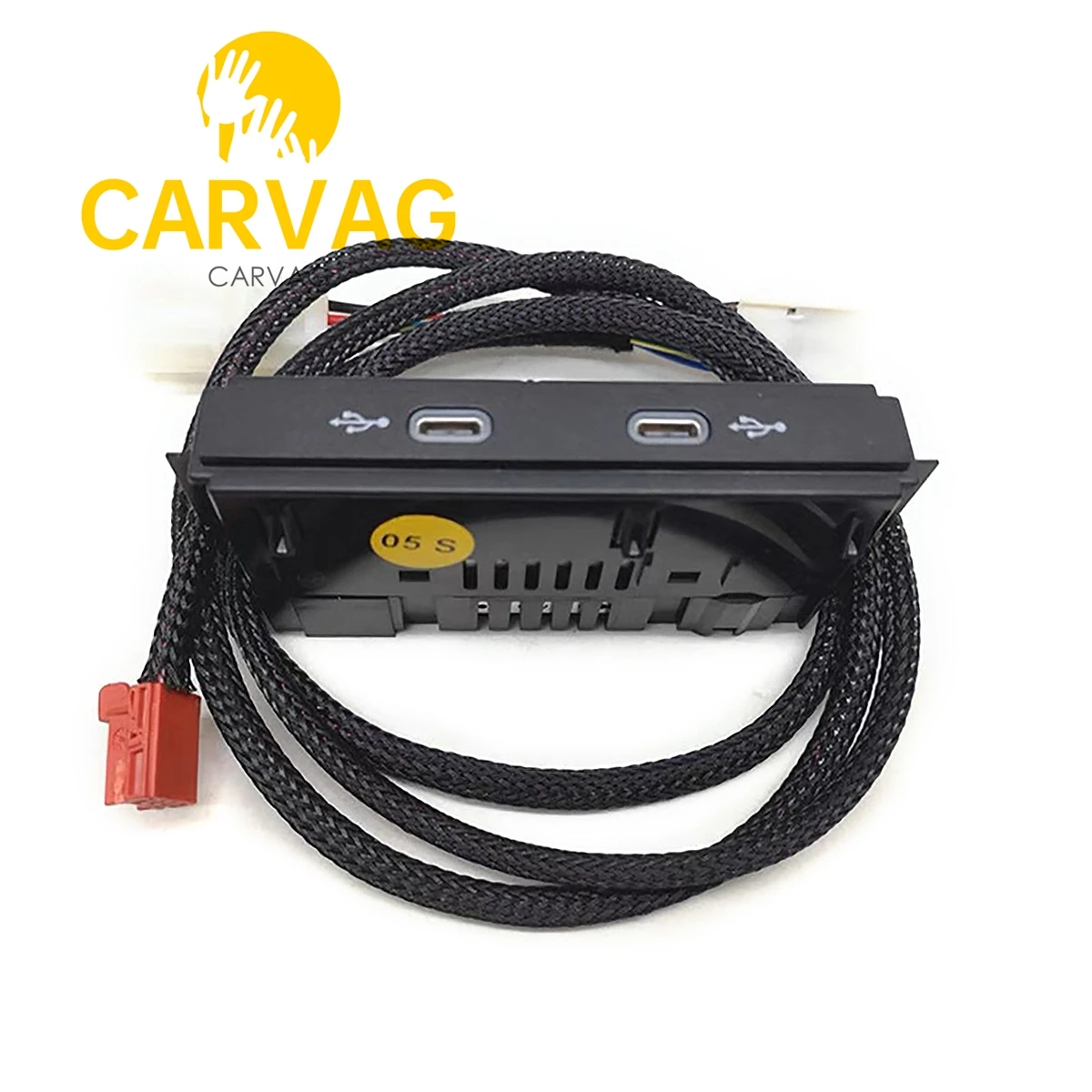 

Для VW Tiguan MK2 Viloran USB TYPE-C Plug Armerst USB с проводным кабелем 30D 035 736