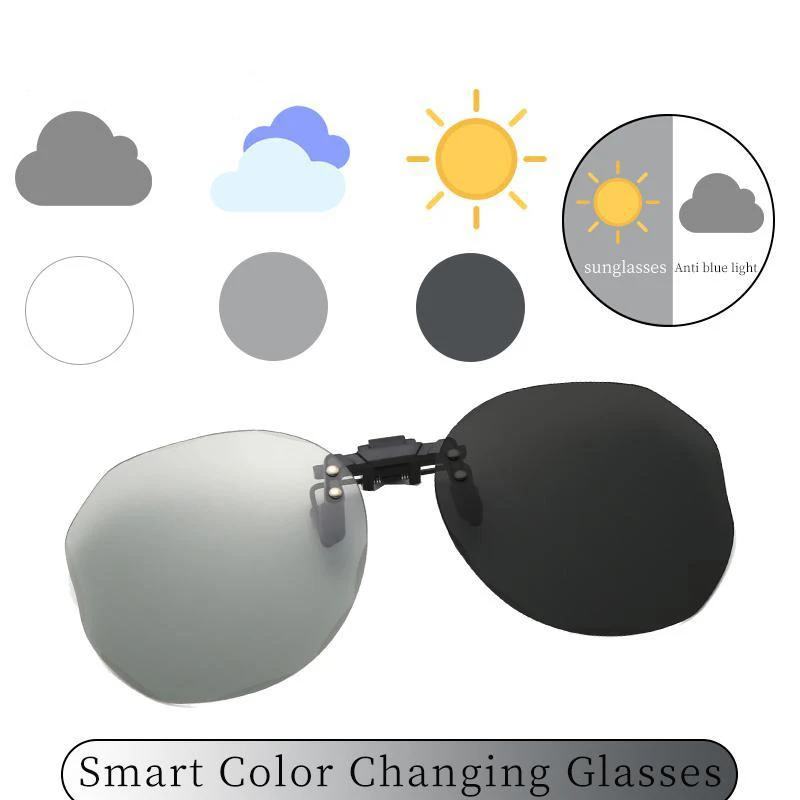 Mode gepolariseerde clip-on zonnebrillen voor mannen en vrouwen, vissen, autorijden, fotochromatische zonnebrillen, anti-UV, fietsen, buitenbrillen_voghion.com