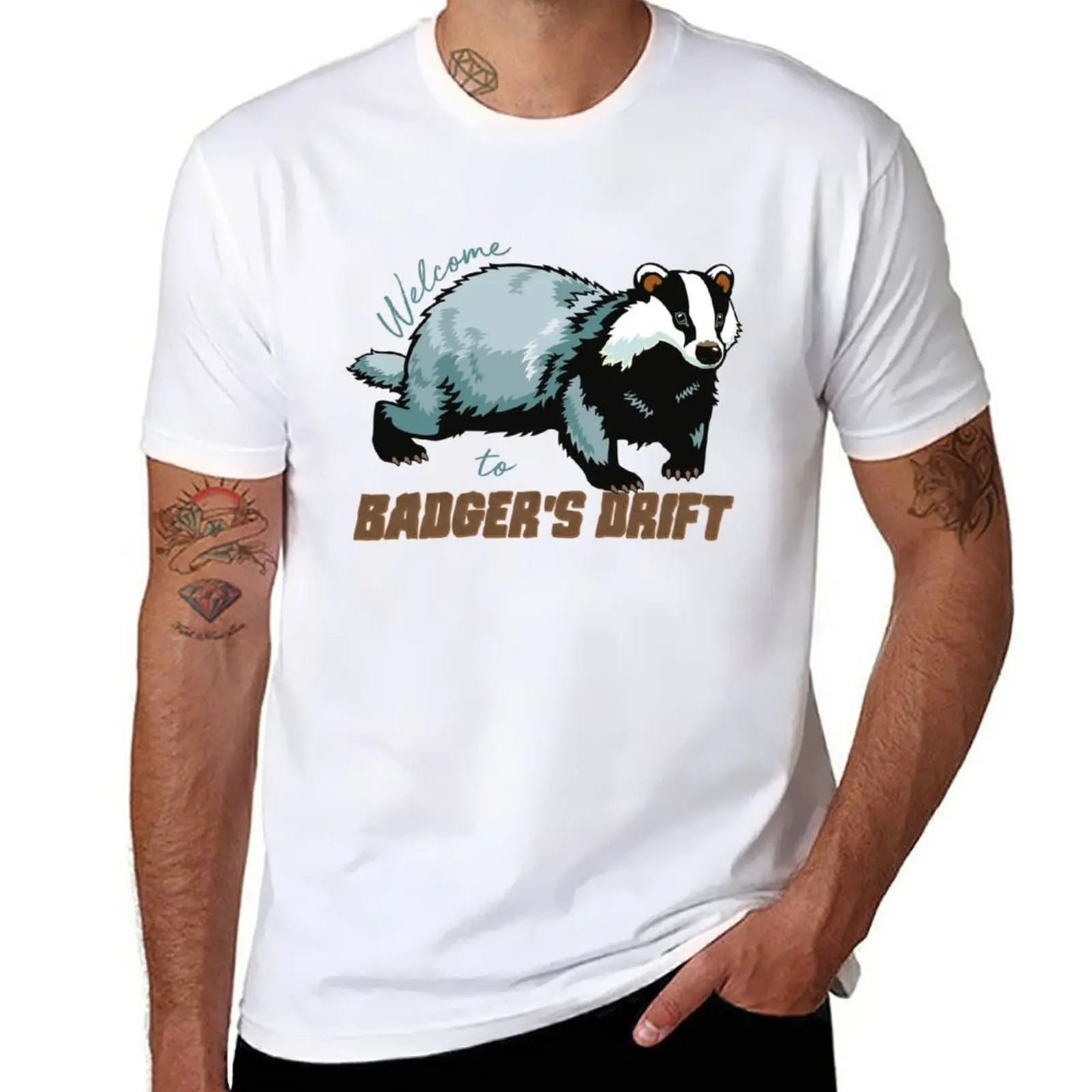

New Welcome to Badger’s Drift T-Shirt cute clothes korean fashion plus size t shirts t shirt men