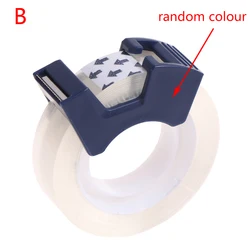 Compact Portable Tape Dispenser with Storage and Cutting Seat (B)