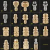 Pressure Washer Adapter Foam Nozzle Brass Connector Kit 1/4 Quick Disconnect M14 M22 Male Female Coupler for Car Washing Tool 1