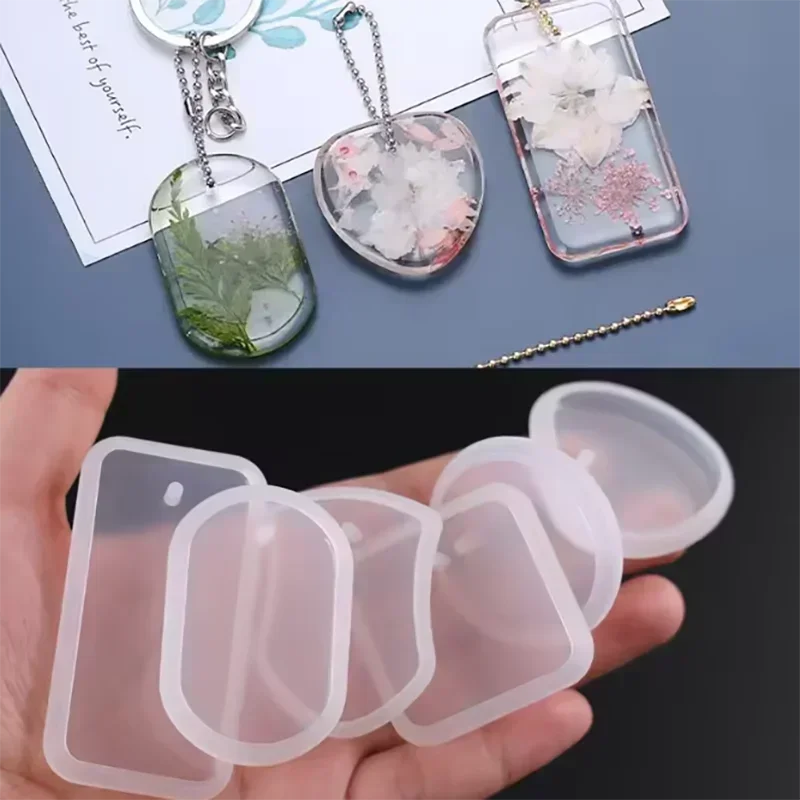 DIY Keychain Pendant Casting Silicone Mould
