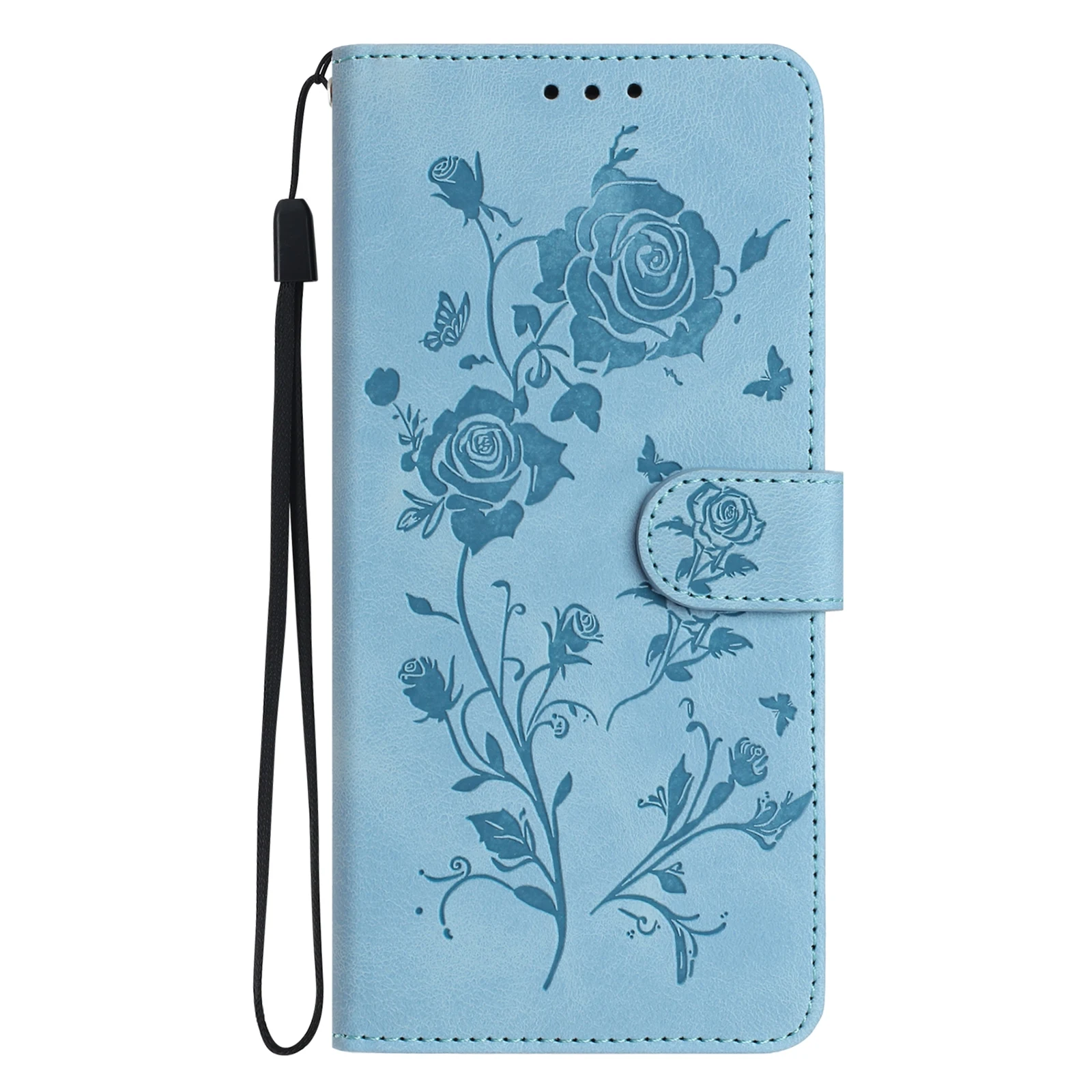 Rose Leather Flip Case - Elegant and Durable Phone Cover