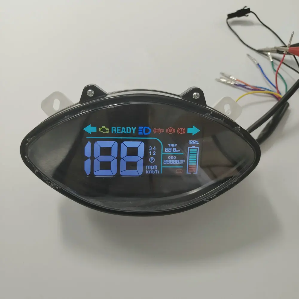 Electric Vehicle Meter Battery Level Indicator SPEEDVIEW 48V60V72V