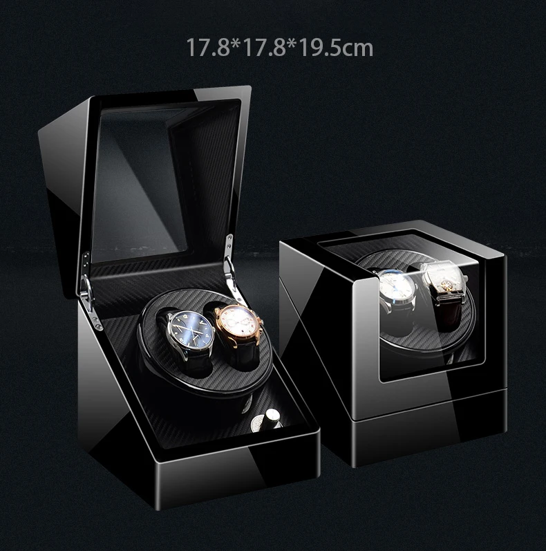 IBBETON premium automatic watch winder with quiet Mabuchi motor and carbon fiber design