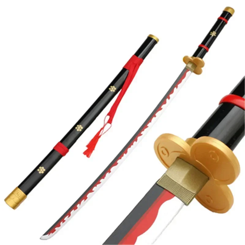Cosplay Sword Role Play Anime Roronoa Zoro 41inch Katana Wood Model