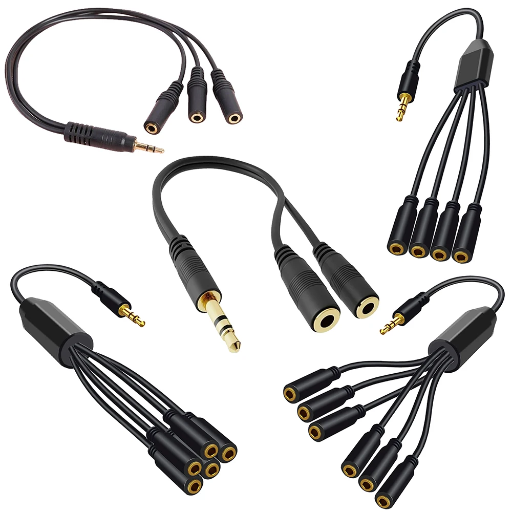 Adaptateur USB-C Vers Double Jack 3,5 Mm - Splitter Audio Pour 2 écouteurs, Longueur 3 M, Sans Micro