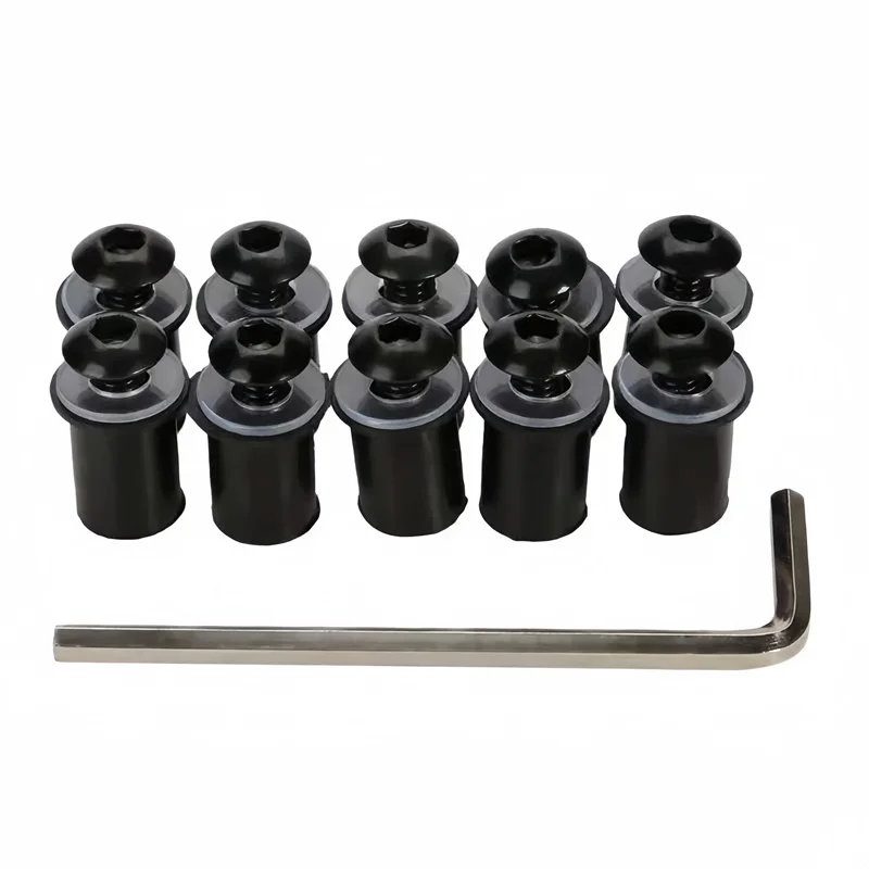 10PCS M5 Fairing Wind Screen Screw Bolt Kit For YAMAHA YZF R15 R25 R125 R1 600R R1M R1S YZF600R LS, auto fasteners,auto accessories,motorcycle fasteners,motorcycle screws,motorcycle accessories,car accessories
