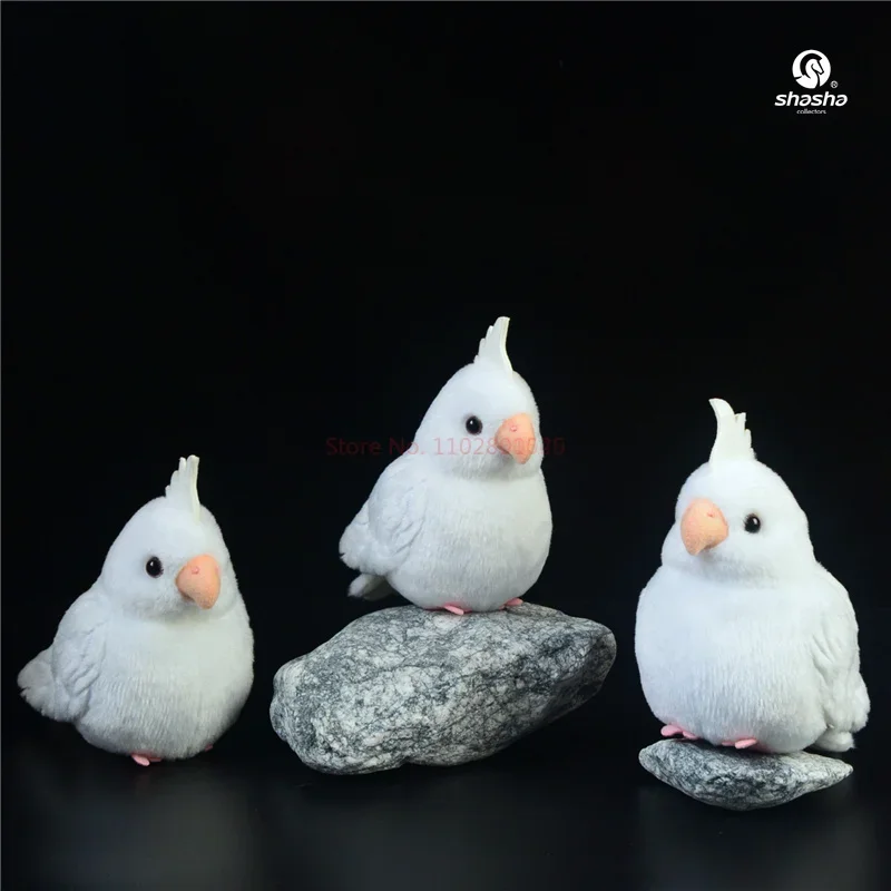 Chickadee 귀여운 플러시 참새 새 가슴 플러시 장난감 실물 같은 동물 시뮬레이션 인형 선물 Cockatiel 앵무새 고 충실도