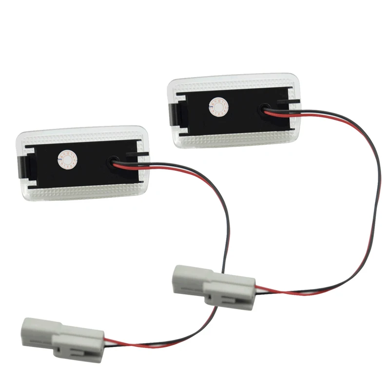 렉서스 ES 시리즈용 LED 인테리어 램프, 12V, ES250, ES300h, ES350, 2007-2018, 화이트, 언더 도어, 발판 조명 어셈블리