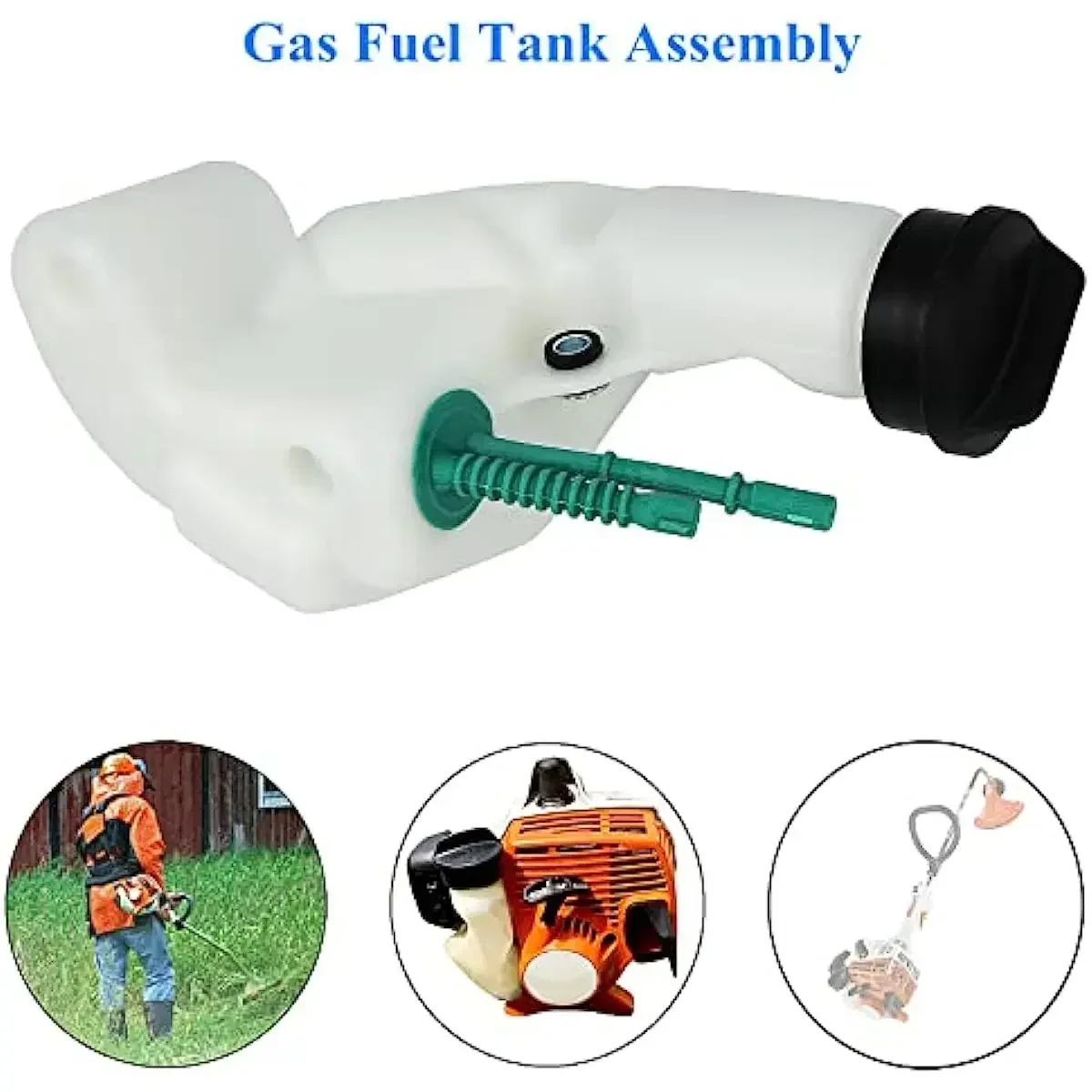 

Gas Fuel Tank Assembly 4232 0411 for Stihl FS38 FS45 FS46 FS55 FS55R FS55RC HL45 FC55 KM55 KM55R MM55 MM55C Brushcutter&Trimmer