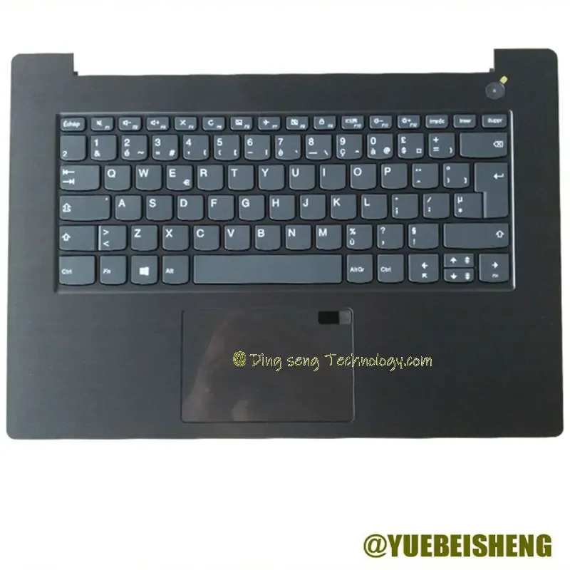 

YUEBEISHENG New For lenovo K43C-80 E43-80 V330-14IGM IKB V130-14IKB palmrest EUR keyboard upper cover Touchpad