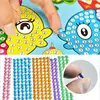 5/10/20pcs/Lot DIY Diamond Stickers Handmade Crystal Paste Painting Mosaic Puzzle Toys Random Color Kids Stickers Gift Children 4