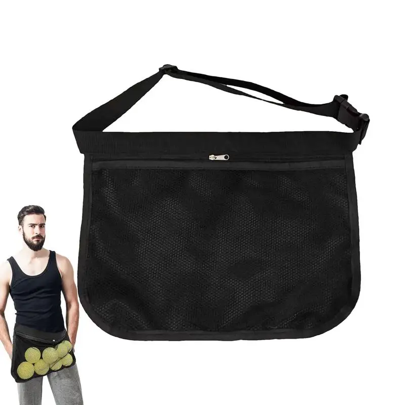 

Tennis Ball Band Holder Waist Bag Band Carrier Tennis Ball Holder Pouch Mesh Fanny Pack Pickle Balls Holding Accessory