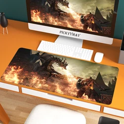 Dark soul – grand tapis de souris 80x30cm XL, pour ordinateur Gamer, clavier CS GO, Hyper Beast, pour bureau, PC 