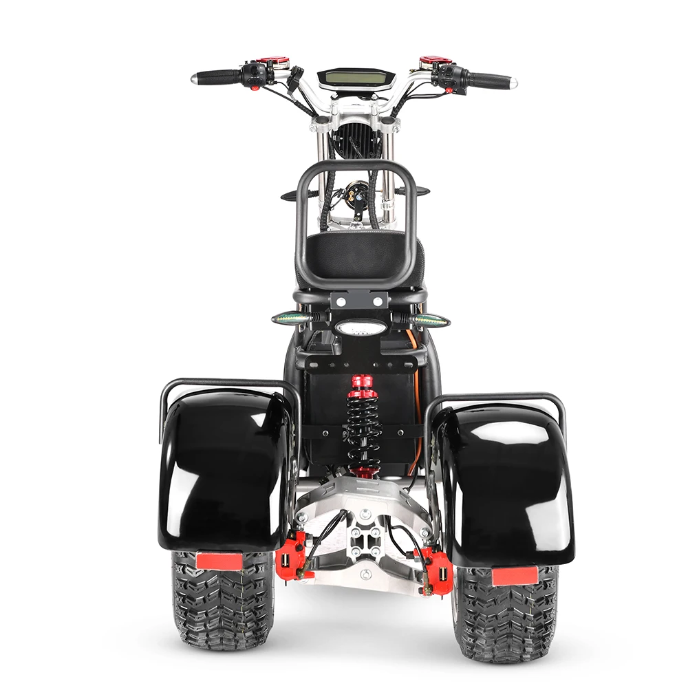 electric tricycles 5000w scooter with pedal citycoco COC dropshipping