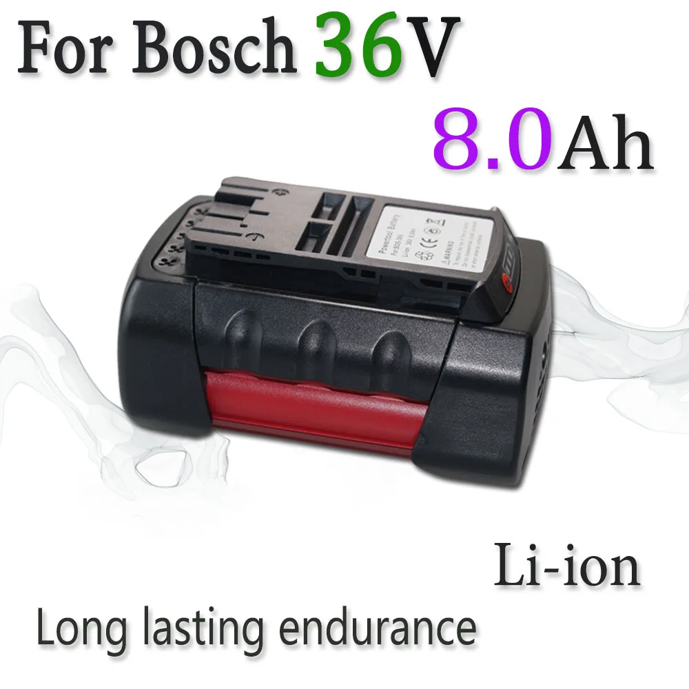 

36V 8.0Ah Li-ion Battery For Bosch BAT810 BAT836 BAT840 GBH36V-LI Power Tools Replace