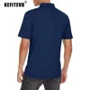 KEFITEVD Summer Lightweight Polo Shirts Men's Quick Dry Shot Sleeve T-Shirts Breathable Golf Shirt Tennis Running Sport Tops 2