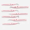 False Eyelash Tweezers Stainless Steel Anti-static Pincet Curved Strip 3D Eyelash Extensions Tweezers 6 Types Makeup Tools 3