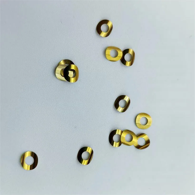 Precision Watch Movement Accessories: Hour Wheel Washers & Springs for Mechanical Timepieces