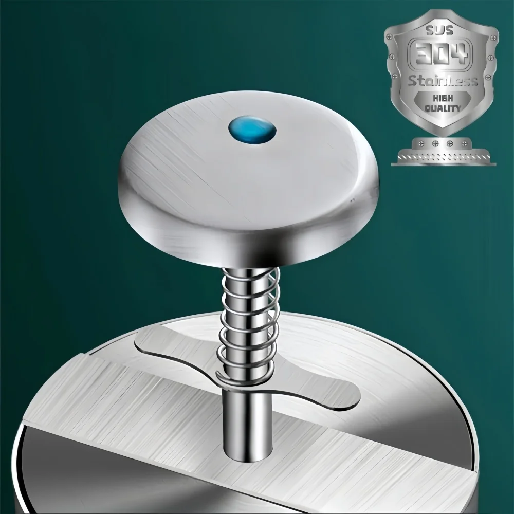 Gourmet Burger Press - Stainless Steel Non-Stick Adjustable Patty Maker for BBQ and Outdoor Cooking