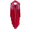 Abaya marocain caftan dubaï robe Maxi à capuche manches chauve-souris Farasha caftan femmes musulmanes africain ouvert Kimono Boubou robes de soirée