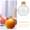 10 Pcs Christmas Spherical Bottle Water Bottles Outdoor Juice Anti-leak Storage Multi-function Plastic Drinking Milk 6