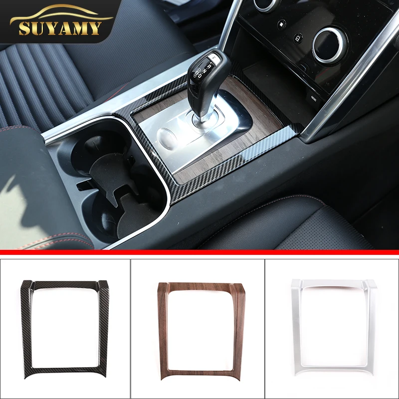 

For Land Rover Discovery Sport 2020 Center Control Gear Panel Decoration ABS Carbon Fiber Sticker Panel Interior Accessories