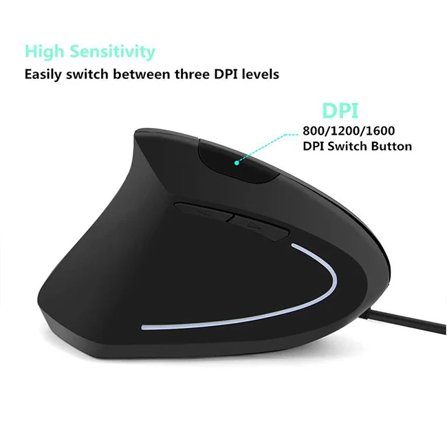 Mouse para computador Gamer, Mouse recarregável para
