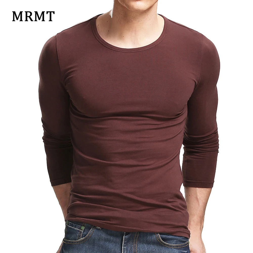 Tanie MRMT 2022 Lycra bawełna męska koszulka 5XL długi rękaw T