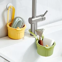 Filtre d'évier de cuisine multifonctionnel, panier de vidange, égouttoir de fruits et légumes, filtre à eau, panier organisateur de cuisine 2