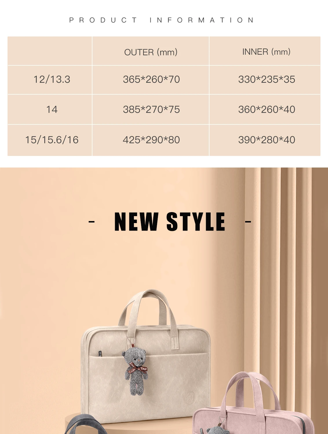 Pro 13, 14, 15, Bolsa de Ombro