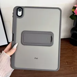 Premium Anti - Drop Shockproof Tablet Stand Case - Durable Protective Shell Cover - iPad A19 12th 2026 (Gray)