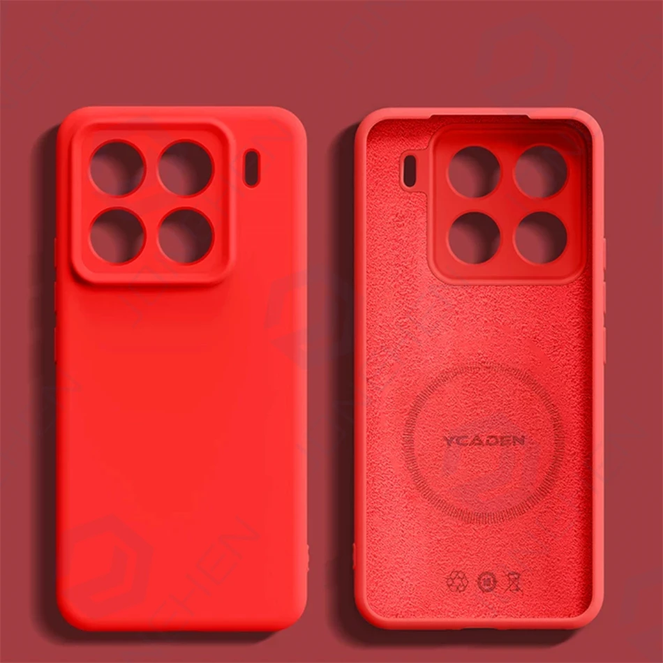 Sleek Candy Liquid Silicone Magnetic Phone Case with Magsafe Wireless Charging Compatibility