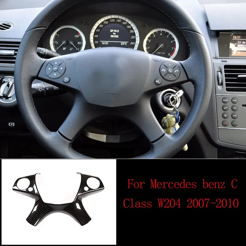 Pannello Console Centrale In ABS Per Mercedes W204 (2007-2014) E GLK X204 (2007-2015) – Nero, Grigio O Beige