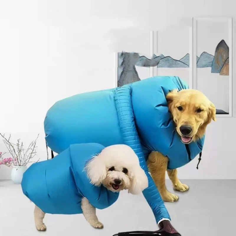 Pet Hair Drying Bag Blow Drying Household Cats and Dogs Automatic Hair Bag Quick Blowing Water For Large Small Dogs