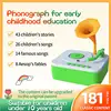 Children's Phonograph Story Music Player Music Box Storyteller Gramophone Sensory Storytelling Toys For 3 Years Boys Girls 5