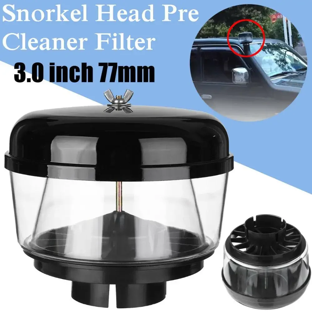 Universal 3.0/3.5" Cyclone Air Filter Donaldson Snorkel Head Pre Cleaner Intake Inlet Air Flow Snorkel Ram Sand Cup All Model