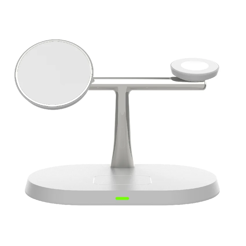 30W 3 in 1 Magnetic Wireless Charger Stand