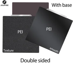 Enhanced Double - Sided Textured PEI Build Plate - 330x330mm Spring Steel Sheet - 330x330mm (Smooth  With base)