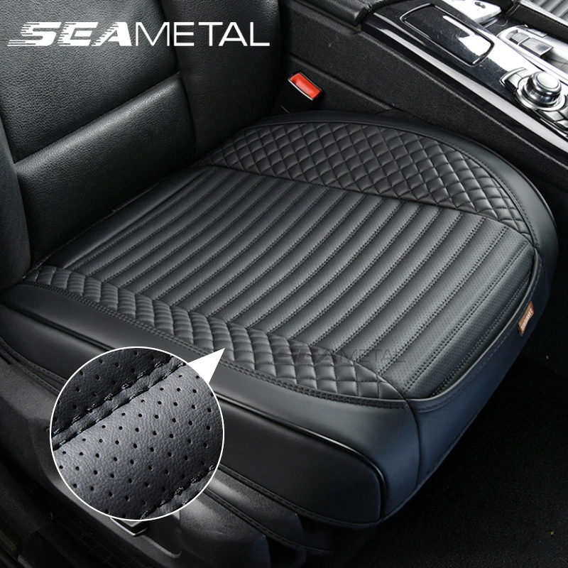 Premium PU Leather Car Seat Cover Protector Mat