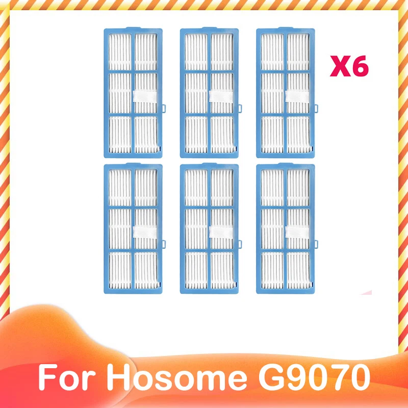 NC Yooria 4* Filtro Hepa + 6* Panno di Pulizia mop stracci per Hosome G9070 Accessori Aspirapolvere robot Cleaner 10 Pz/Pack