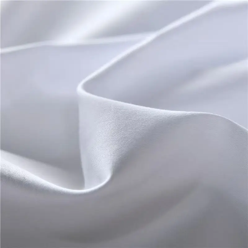 White 100% Cotton Bedsheet Thick Hotel Single Double Bed Sheet Set High-quality Flat Sheet Twin Queen King Bedding Home Textiles 4