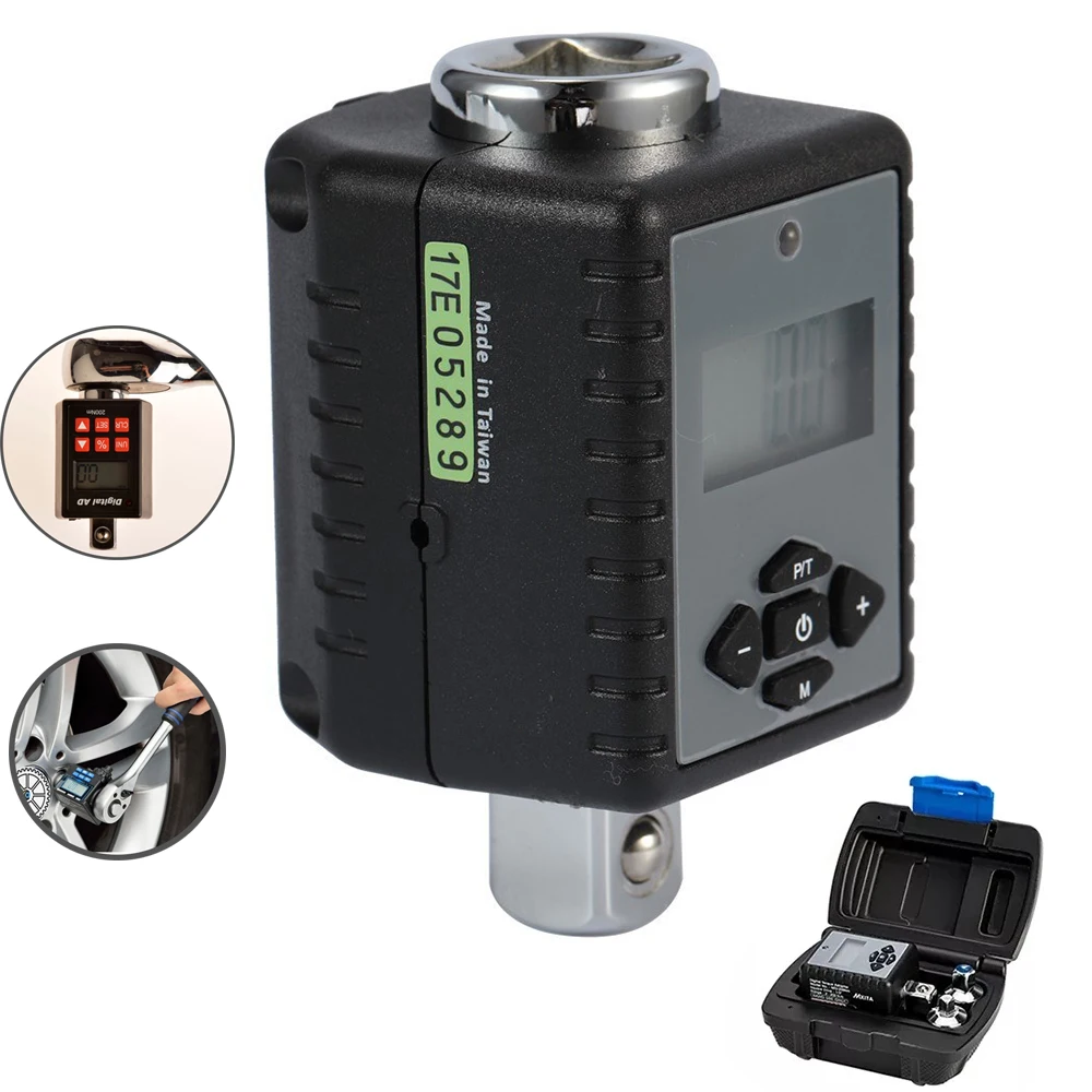 

1/2 Digital Torque Wrench Drive 0.3-1000Nm Torque Meter Adjustable Professional Electronic Mechanical Drive Workshop Tools Car