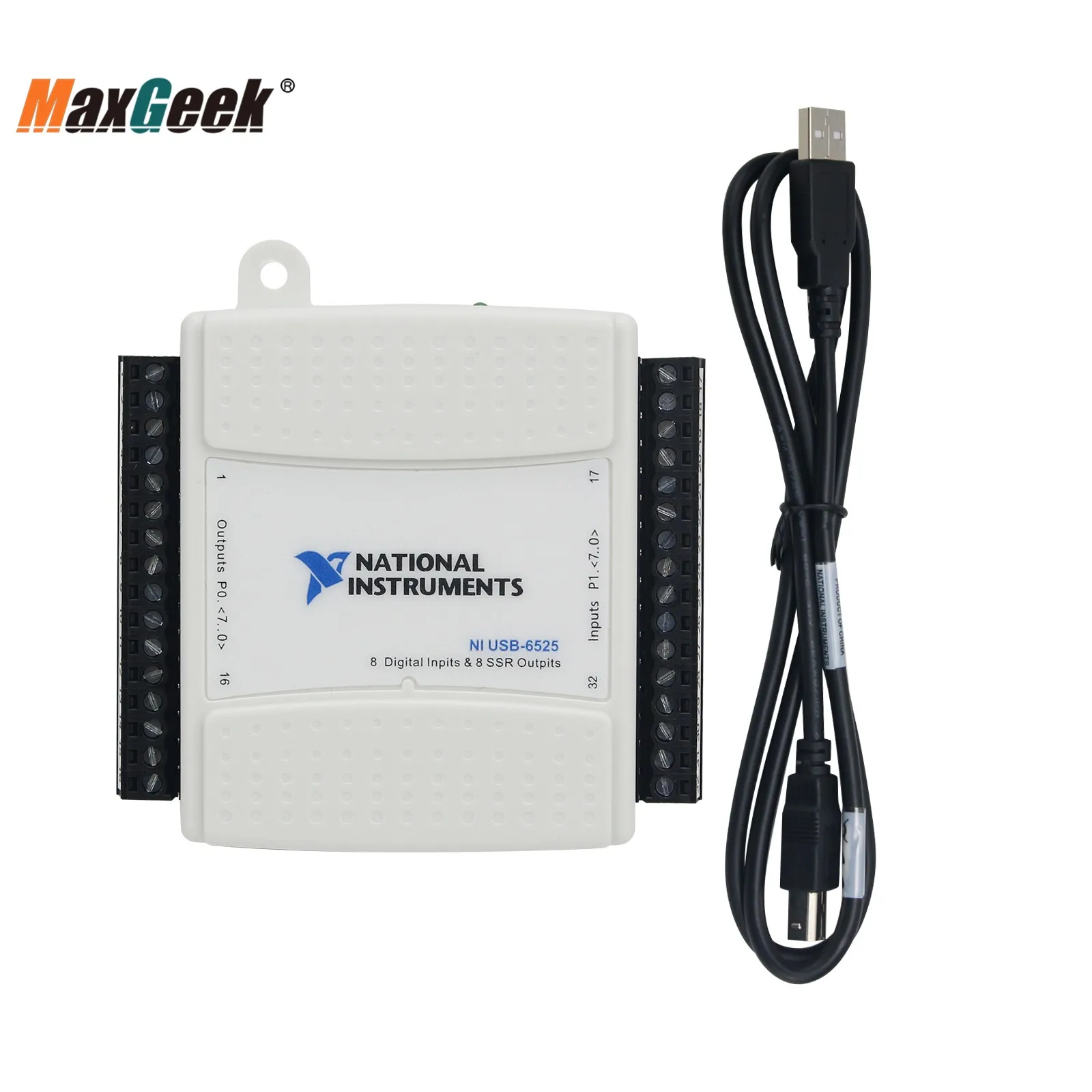 

Карта сбора данных Maxgeek USB-6525 DAQ USB 779640-01, Цифровые входы и выходы 8 SSR Для NI