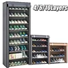 Shoe Rack Organizer Dustproof Shoe Cabinet Multilayer Minimalist Nonwoven Home Furniture Space-saving Cabinets Shoe Shelf 1